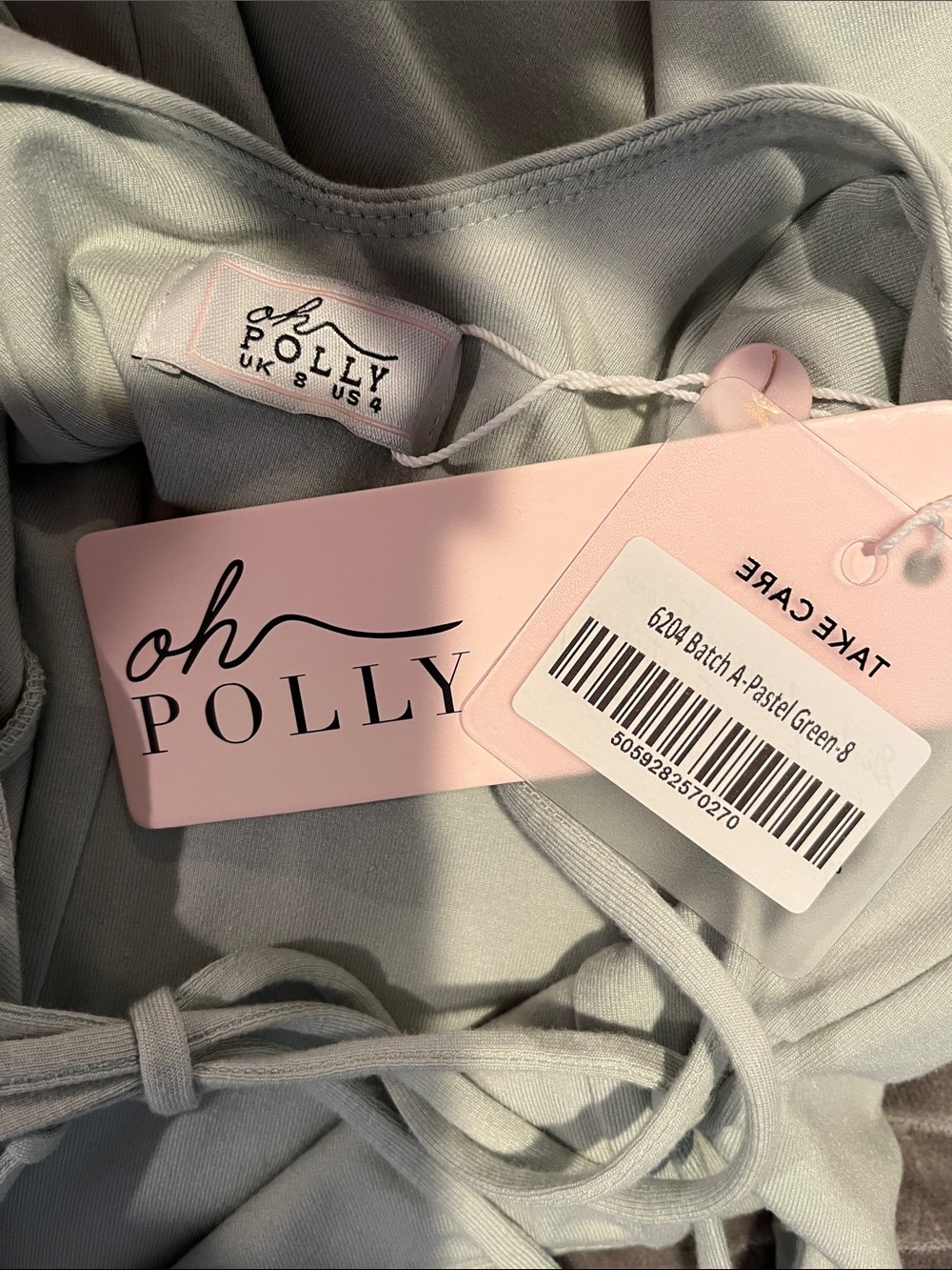 Oh Polly Mint Green Dress - Picture 2 of 4